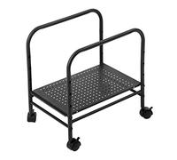 GRFIT Staffa della CPU Supporto CPU for PC Tower Stand, Supporto da Pavimento Regolabile for PC Desktop, Carrello Mobile for CPU con Ruote girevoli bloccabili a 360° for l'home Office (Nero)