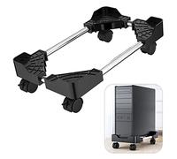 GRFIT Staffa della CPU Supporto for CPU Mobile Carrello for PC Base di Raffreddamento a Torre for PC Desktop con 4 Ruote girevoli, Supporto for CPU Regolabile for la Maggior Parte delle Torri Desktop