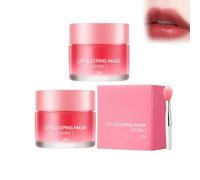 Grgowe 2PC Lip Balm, Lip Sleeping Mask, Balsamo Per Labbra Per Peeling Labbra, Idratazione Profonda, Miglioramento Della Desquamazione E Delle Screpolature, Attenuazione Delle Rughe Delle Labbra
