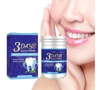 Grgowe Polvere Per Denti,Tooth Whitening Powder,Polvere Sbiancante Per Denti,Efficace Smacchiatore Per Denti Polvere,Teeth Whitening Powder Brightening,Rimozione Efficace Di Macchie Di Caffè e Fumo