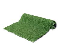 Griclner Erba artificiale per prato erboso 0,9 m x 3,5 m, economico tappetino in erba sintetica per interni ed esterni, cortile, patio, giardino, balcone, retro in gomma/fori di drenaggio