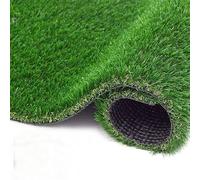 Griclner Prato artificiale spesso e realistico Astroturf 3,48 cm, erba sintetica per interni ed esterni, tappeto Astro erba sintetica per giardino, cortile, patio, balcone