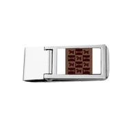 Grid b Puppy Art Deco Fashion Slim Money Clip Acciaio Holder Pocket Wallet