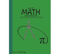grid math notebook: Graph Paper Workbook for Students | 4x4 Grid Pages for Math, Algebra, Geometry, and Problem Solving