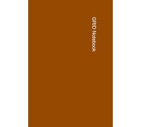 Grid Notebook Brown: Minimalist Graph Paper Notebook for Writing, Math, Notes, School, Work and Planning