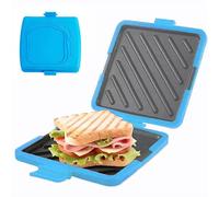 Grid sandwich - dispositivo non -stick senza elettricità, pressa di portatile, toast al formaggio a microonde, utensile da cucina multifunzione | APPARTAMENTO CASA Voyage Fête Snacks Preparat