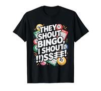 Gridano Bingo, Grido!!S$#@! Maglietta con Stampa Grafica Economica
