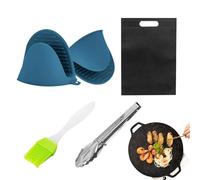 Gridise professionale per induzione - Grande padella a griglia piatta a piede antiaderente | Anche la distribuzione del calore per una presa perfetta, compatibile con tutti i piani cottura a i