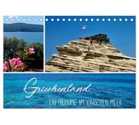 Griechenland - Ein Frühling am Ionischen Meer (Tischkalender 2026 DIN A5 quer), CALVENDO Monatskalender: Die Schönheit der griechischen Küstenlandschaft im Frühling.