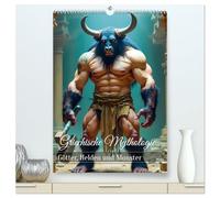 Griechische Mythologie - Götter, Helden und Monster (hochwertiger Premium Wandkalender 2026 DIN A2 hoch), Kunstdruck in Hochglanz: Ein epischer ... furchterregenden Monstern zum Leben erweckt.