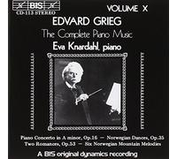Grieg, Edvard Complete Piano Music - Vol. 10 (Ingebretsen, Rpo, Knardahl) (CD)