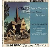 GRIEG /GINA BACHAUER/GEORGE WELDON/ROYAL PHILHARMONIC - Piano Concerto, Norwegian Dances & Lyric Suite