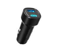 GRIFEMA Caricatore Auto USB C 48W, Adattatore Accendisigari a Doppia Porta con PD 30W & QC 3.0 18W, Ricarica Rapida per iPhone 16/15/14, Samsung Galaxy, iPad, GPS
