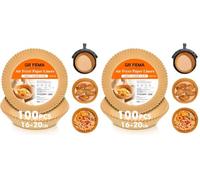 GRIFEMA Carta Friggitrice ad Aria per Cosori Cecotec 2-4 L, 100 Pezzi (Confezione da 2)