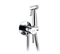 Grifema Doccia per bidet portatile G154-1 – Miscelatore acqua calda e fredda, cromo argento