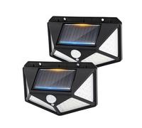 GRIFEMA Faretto LED da Esterno Solare con Sensore di Movimento 100 LEDs 3