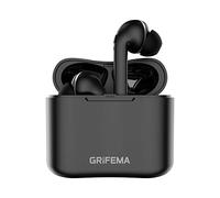 GRIFEMA G-TWS1B, Auricolari senza fili Bluetooth 5.1 Headphones auricolari Bluetooth Sport Wireless Earbuds, Adatto per Correr e Fare esercizio, con custodia di carica e microfono, nero