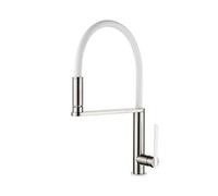 GRIFEMA G14102A portato rubinetto della cucina, Mate/Bianco