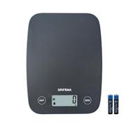 GRIFEMA GA2004 Bilancia da cucina con display LCD, bilancia alimentare multifunzione 5 kg (1 g esatto) per cuocere al forno e cucinare, 2 batterie incluse