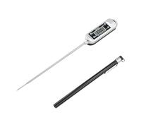 GRIFEMA GA2802 Termometro da Cucina, Sonda in Acciaio Inossidabile 304, Misurazione Rapida della Temperatura - Per Barbecue, Forno e Pasticceria, Argento