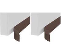 GRIFEMA GA4102 Paraspifferi per Porta, Paraspifferi Sottoporta, Autoadesivo, 100 cm x 5 cm, Marrone (Confezione da 2)
