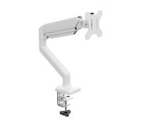 GRIFEMA GB2003W-1 Supporto per Monitor a Molla a Gas per Schermo di Computer da 13-32 Pollici, Altezza Regolabile, VESA 75x75/100x100, Peso 2-9 kg, Bianco
