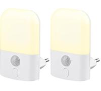 GRIFEMA GD103-1 Luce Notturna per Bambini 5 Livelli di Luminosità Regolabili, Luce Notturna con Sensore di Movimento per Cameretta, Bagno, Corridoio, Cucina, Scale, 2700K Bianco Caldo