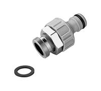 GRIFEMA GE1102 - Set di raccordi per Tubo da Giardino, con guarnizioni di sigillatura, Rubinetto e Adattatore per Rubinetto per Rubinetto da Giardino 24 * 1 e 22 * 1[Esclusiva Amazon]