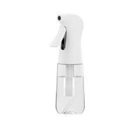 GRIFEMA Spruzzatore Bianco 200ml - Bottiglia Spray Riutilizzabile in Plastica Senza BPA - Nebbia Fine con Spruzzo Continuo di 3 Secondi - Design Ergonomico Antigoccia per Capelli, Piante, Pulizia