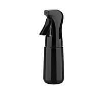 GRIFEMA Spruzzatore Nero 200ml - Bottiglia Spray Riutilizzabile in Plastica Senza BPA - Nebbia Fine con Spruzzo Continuo di 3 Secondi - Design Ergonomico Antigoccia per Capelli, Piante, Pulizia