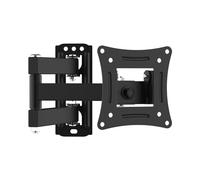 GRIFEMA Supporto TV Parete GB1008-1 Staffa TV 13”-32", Braccio TV Girevole Inclinazione Estensibile Fino a 20kg, VESA 75x75mm/100x100mm Porta tv da Parete Universale per Televisione Monitor