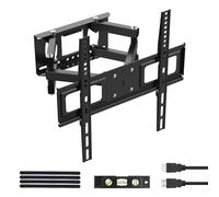 GRIFEMA Supporto TV Parete Staffa TV 26-65 Pollici Porta TV da Parete Girevole Inclinazione Estensibile, VESA Max 400x400mm, Fino a 35 kg, Braccio TV Universale Muro Facile Installazione GB1004-1