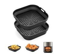 GRIFEMA Teglia Silicone Friggitrice Aria 2 Pezzi 5-8L per COSORI Ninja