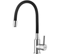 GRIFERÍA DE COCINA-G4002-2 Rubinetto Da Cucina Nero Con Beccuccio Flessibile, Mi