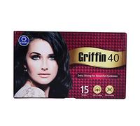 Griffin 40 Fili di filo di cotone per sopracciglia | Filetto antisettico per la rimozione dei peli del viso e del corpo (confezione da 15)