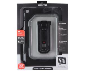 Griffin Survivor Custodia All-Terrain Per Apple iPad 10.2" (8ª/7ª Gen) - Nera