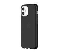Griffin Survivor - Custodia trasparente standard militare per Apple iPhone 12 Mini (5,4") [design sottile I angoli antiurto I compatibile con Qi (nero) - GIP-049-BLK