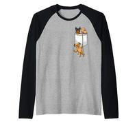 Griffon Bruxellois, simpatici cani tascabili, amanti dei cani Maglia con Maniche Raglan