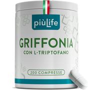 Griffonia Triptofano Alto Dosaggio Piùlife, 200 Compresse Da 400Mg, 80Mg L-Tript