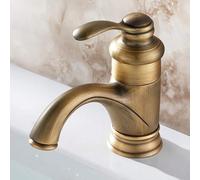 Grifo de baño retro Antique Lavabo European Fregadero de baño frío y caliente Grifo mezclador Acabado en bronce Jarras vintage Dibujo en aerosol Balcón Bar Inodoro Lavado a mano Grifo de agua, grifo H