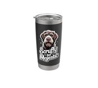 Grifone a pelo duro - Scruffy ma maestoso Bicchiere termico in acciaio inox doppia parete
