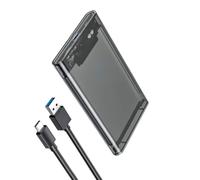 Grigio 2.5Inch Hard Disc Enclosure Per Ampio Uso Non Bisogno di Impostazioni Strumento Supporta Più Sistemi Operativi Installazione