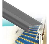 Grigio,314.96in,Protezione Del Bordo Della Scala, Proteggi Bordo Scala Autoadesivo, Bordi Per Scale, Rivestimento Del Bordo Della Scala, Scale Per Interni Da Esterno Antiscivolo