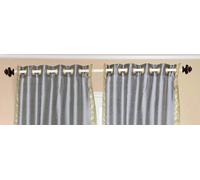 Grigio Anello Superiore Puro Sari Tendine/Drappo/Pannello - Pezzi