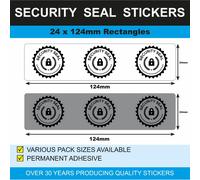 Grigio/Bianco Postale Borsa/Imballaggio Security Seals - Scelta Il Adesivo Size