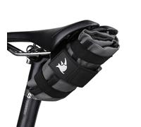 (Grigio) Borsa portautensili pieghevole e portatile per bici da strada e mountain bike