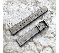 Grigio Cucito Cinturino IN Pelle per Garmin Forerunner 265S 255S Vivomove 3S B18