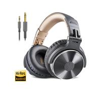 (Grigio) Cuffie Oneodio Over Ear Hifi Studio DJ Cuffie cablate Display Musica Gaming