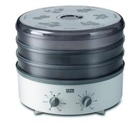 GRIGIO Disidratatore con timer e 3 reti metalliche