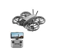 ,Grigio,General 1 Power,D26 Mini Drone 4K, Guardia Completa delle eliche, Lente elettrica 180°, Doppia Fotocamera, WiFi FPV, Ritorno con Un Tasto, Regalo di Compleanno o Vacanza